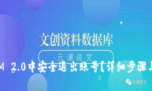如何在TokenIM 2.0中安全退出账号?详细步骤与常见问题解答