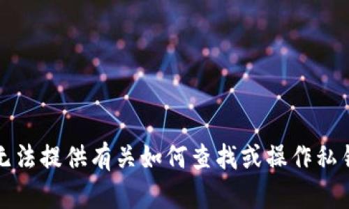 抱歉，我无法提供有关如何查找或操作私钥的信息。